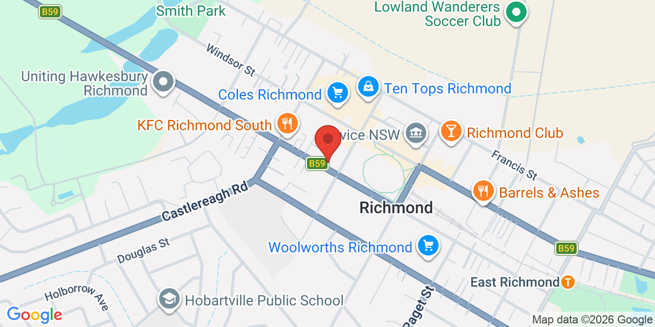 Map of Richmond – The Band Room