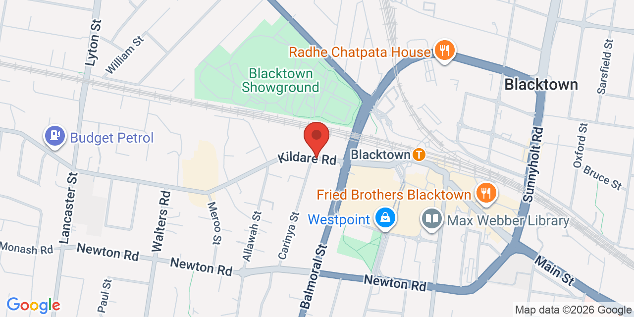 Map of Blacktown Seniors Citizens Centre