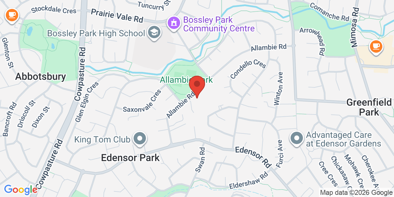 Map of Edensor Park Community Centre