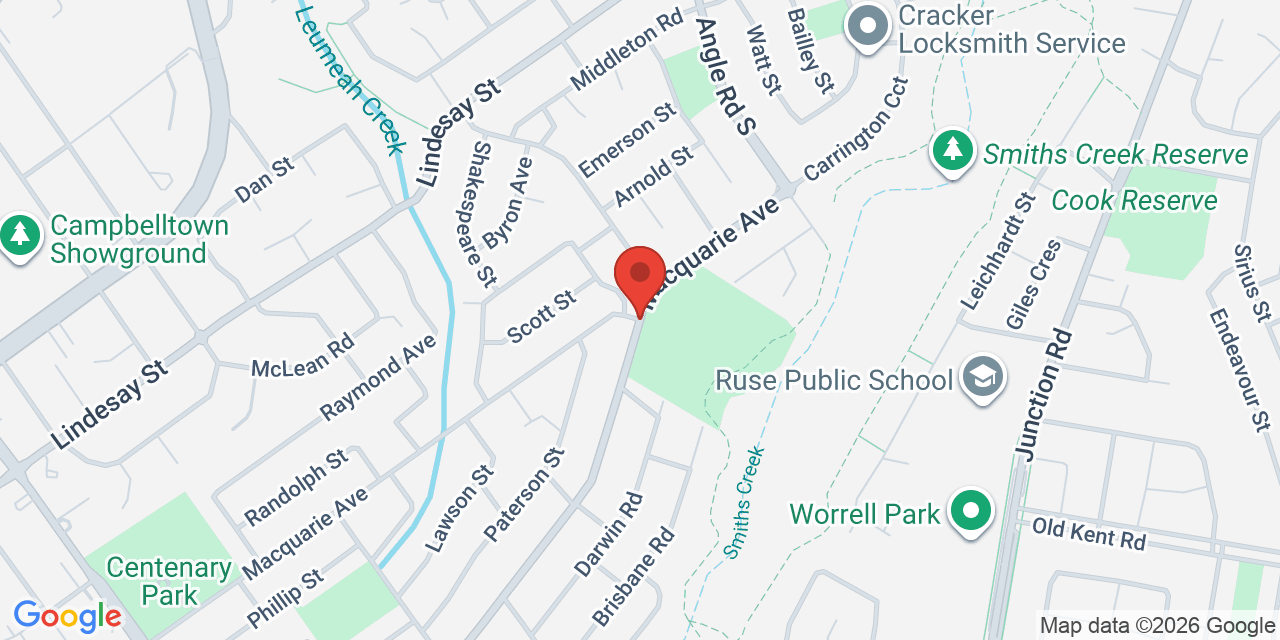 Map of East Campbelltown Community Hall