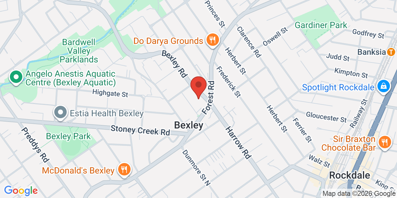 Map of Bexley Community Centre