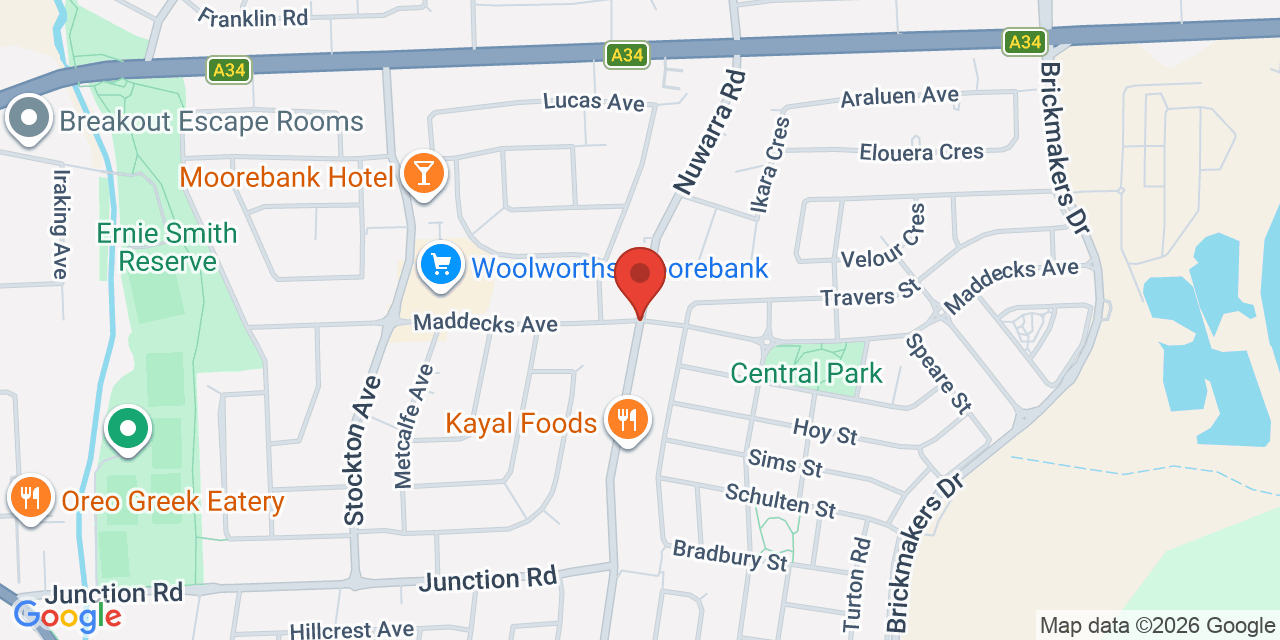 Map of Moorebank Community Centre
