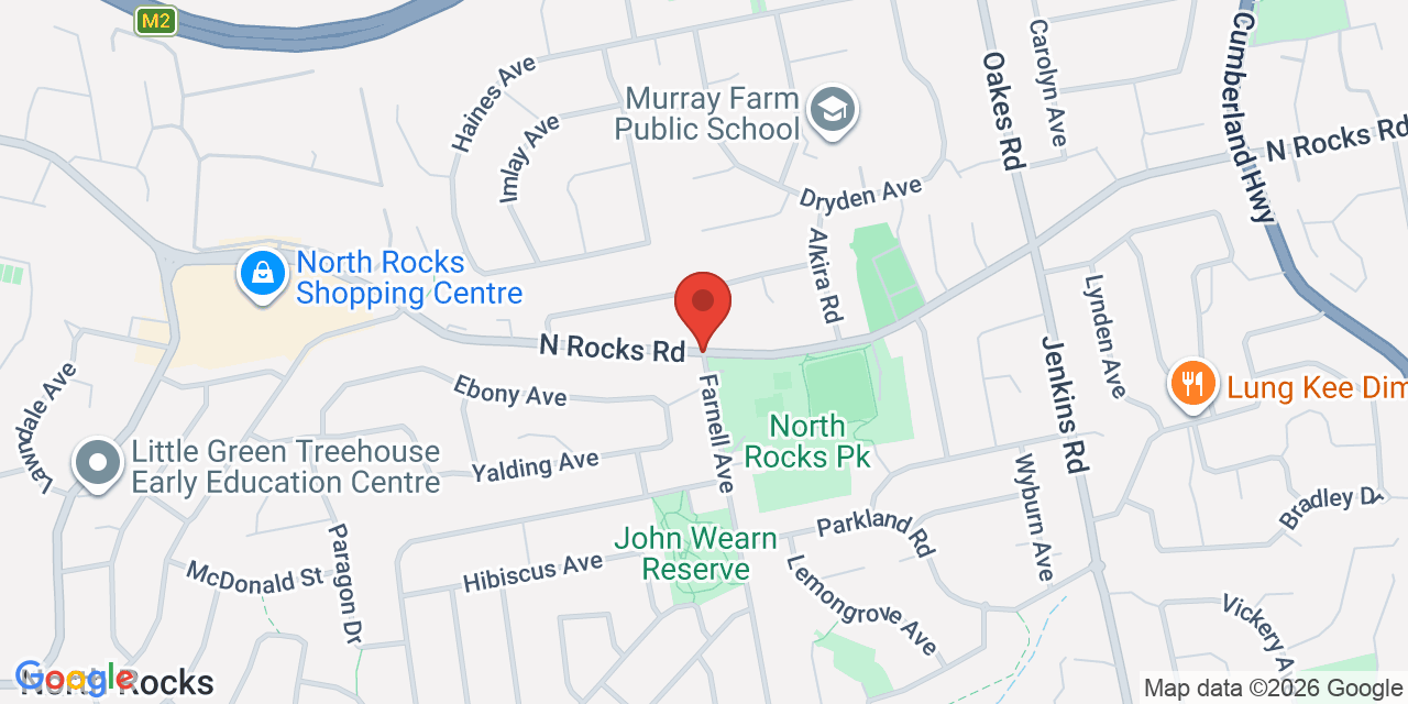 Map of North Rocks Senior Citizens Centre