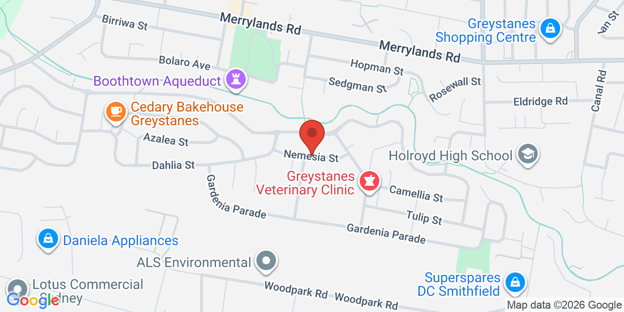 Map of Nemesia Street Park Hall