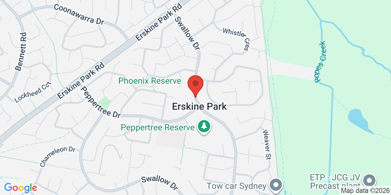 Map of Erskine Park Community Hall