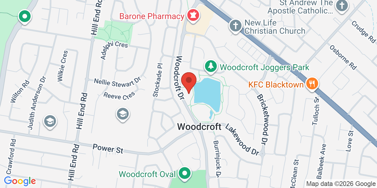 Map of Woodcroft Neighbourhood Centre
