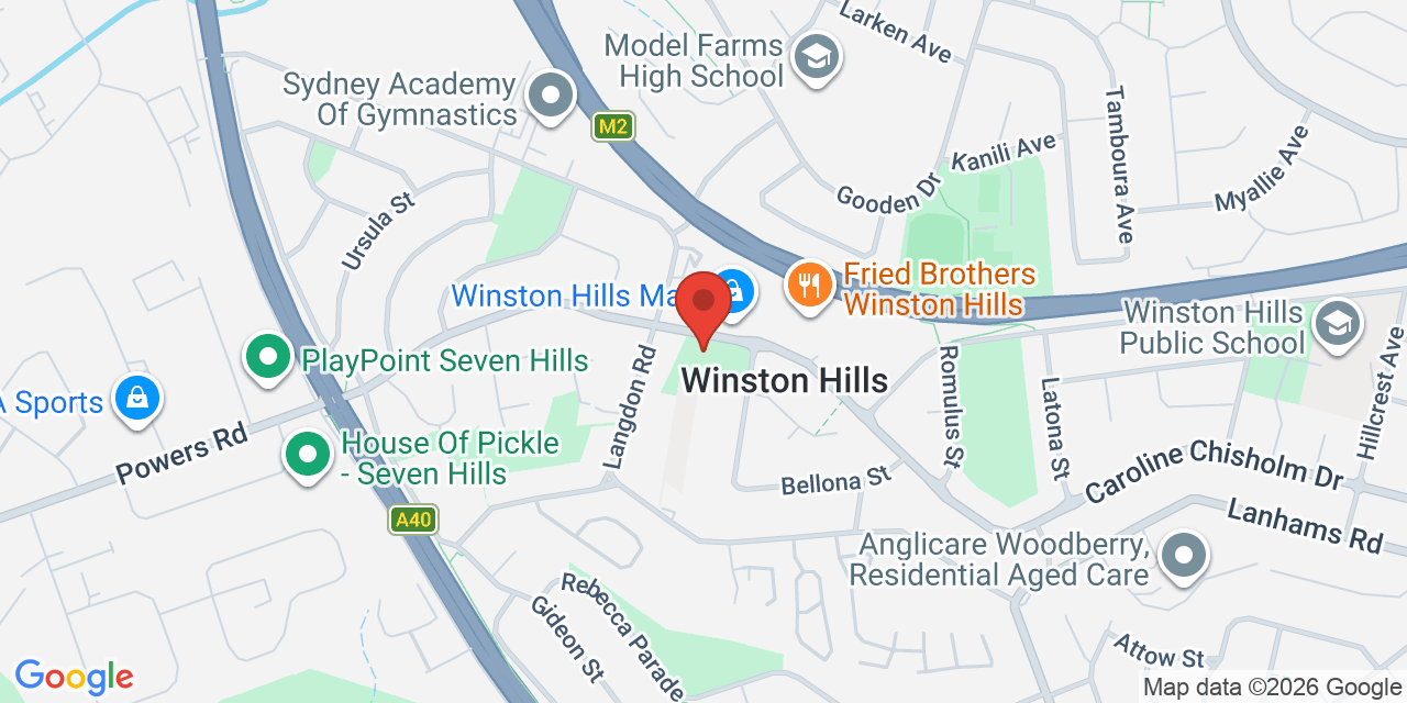 Map of Caroline Chisholm Clubhouse