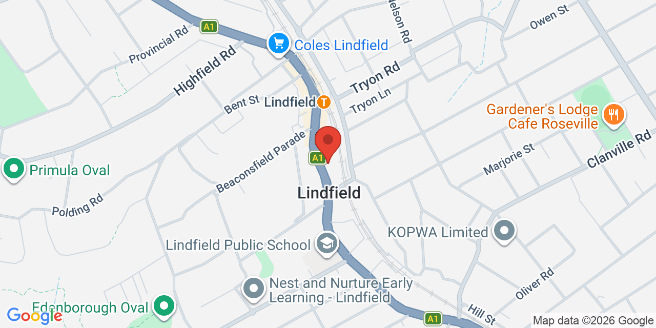 Map of Lindfield Seniors Centre / Community Hall