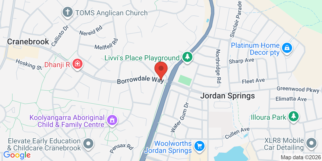 Map of Cranebrook Neighbourhood Centre