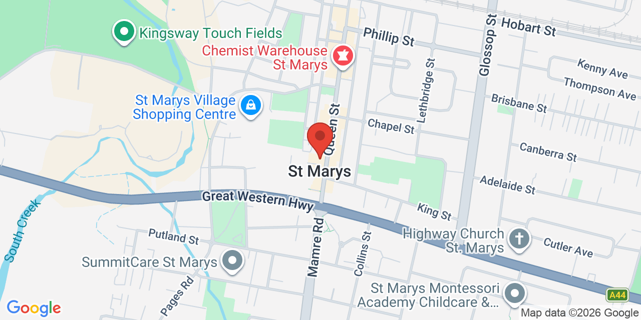 Map of St Marys Community Centre
