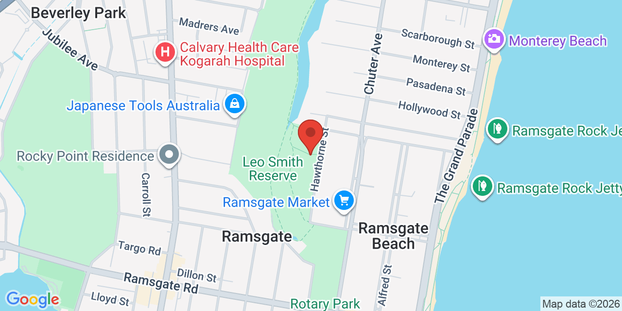 Map of Syd Frost Memorial Hall