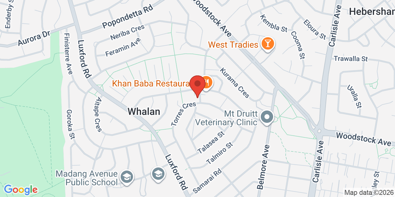 Map of Whalan Community Centre