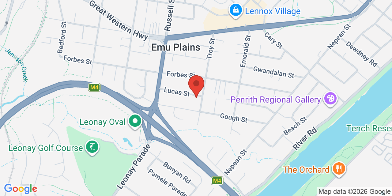 Map of Emu Plains Community Centre
