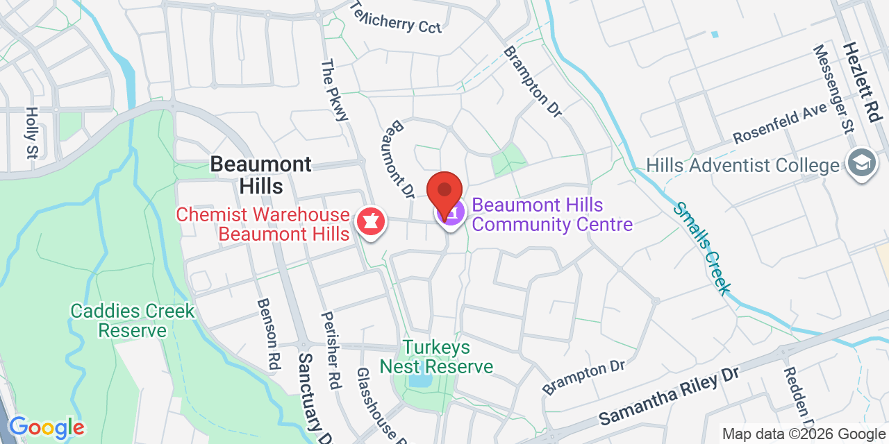 Map of Beaumont Hills Community Centre - Main Hall