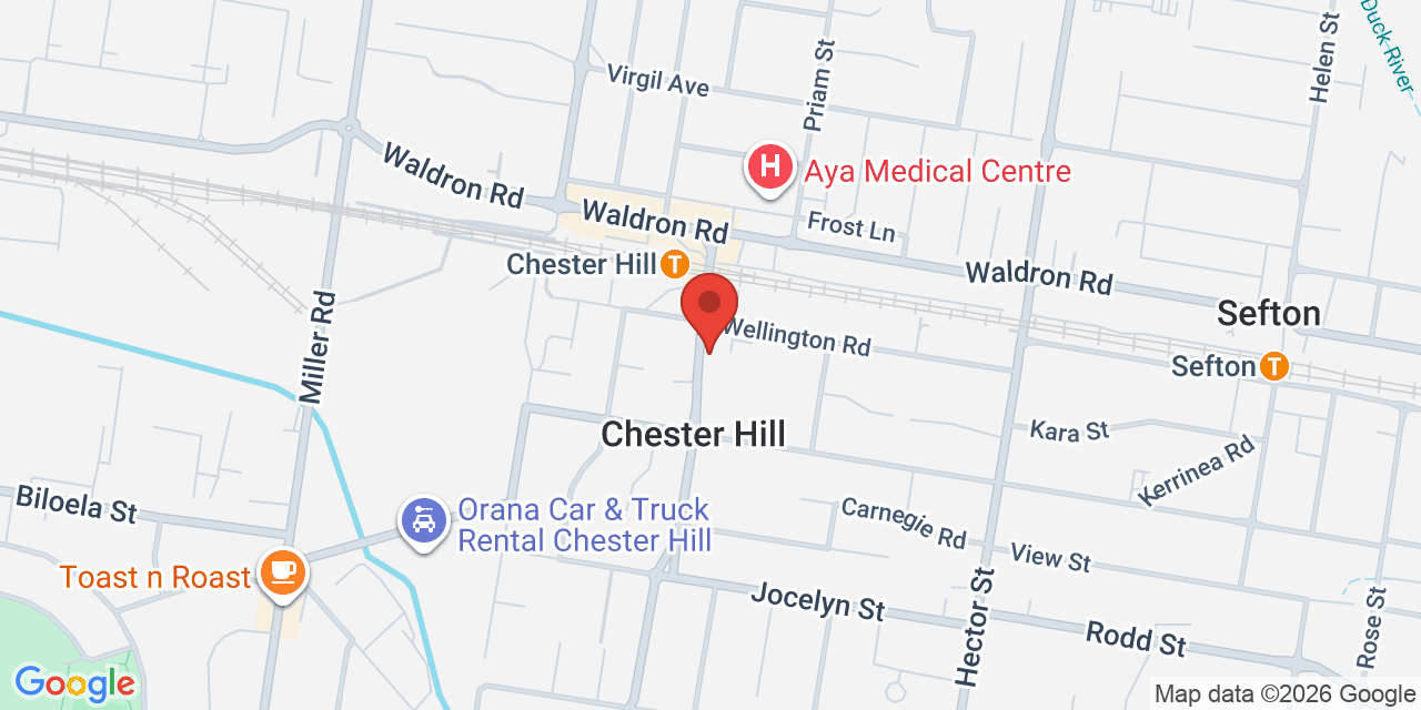 Map of Helen Westwood Chester Hill Community Centre
