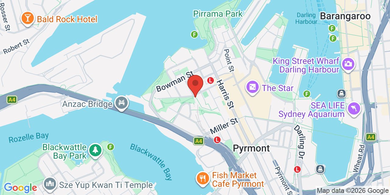 Map of Community Room 3, Pyrmont Community Centre