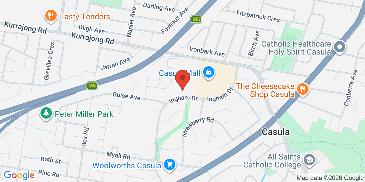 Map of Casula Community Centre