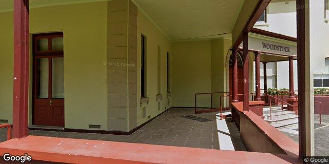 Street view of Woodstock Park BBQ Shelter