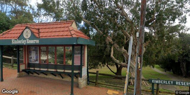 Street view of Kimberley Reserve Community Hall