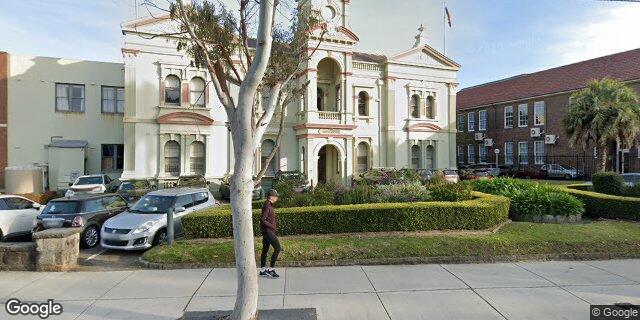 Street view of Randwick Town Hall