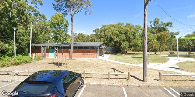 Street view of Syd Frost Memorial Hall