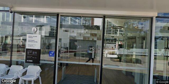 Street view of Anything room, Green Square Library